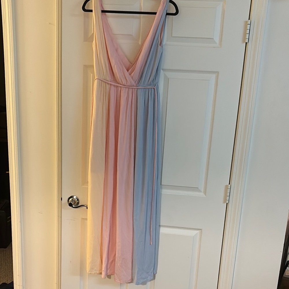 Francesca’s Elegant Multicolor Maxi Dress